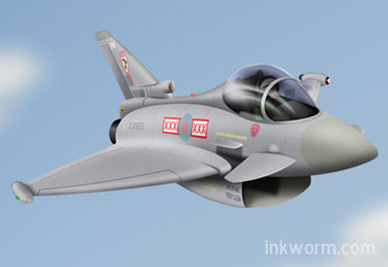 Cartoon Eurofighter Typhoon