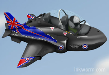 Cartoon Hawk Jet